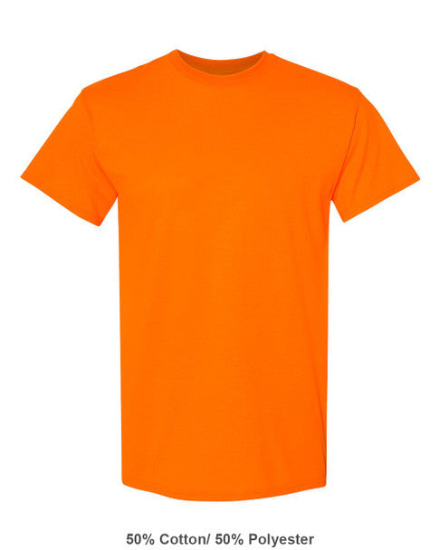 (Orange de sécurité) - T-shirt en coton épais Gildan 5000™