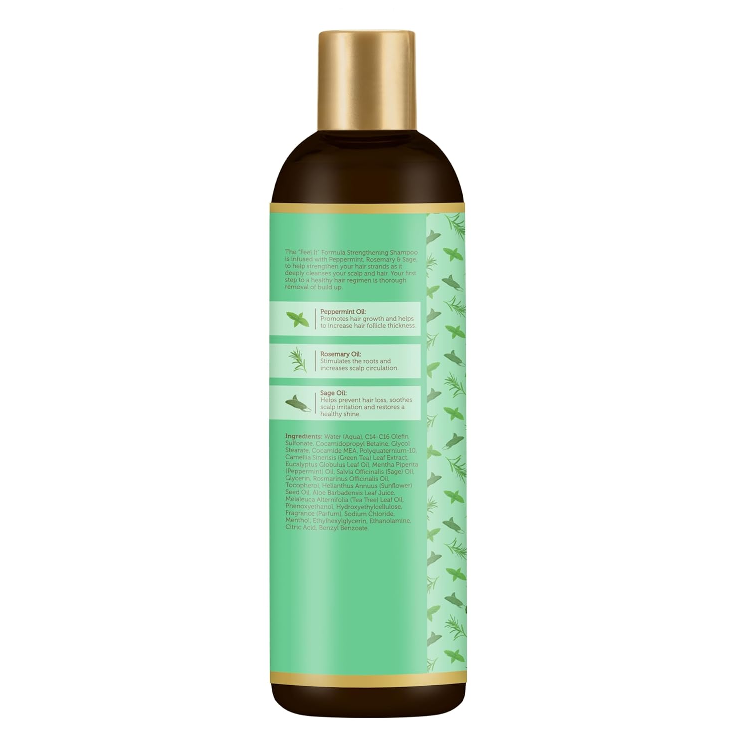 AFRICAN PRIDE Peppermint, Rosemary & Sage Strengthening Shampoo (12oz) African Pride