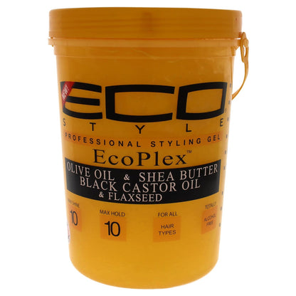 Eco Style Gold Olive Oil & Shea Butter Black Castor Oil & Flaxseed Styling Gel 5lb Eco Style