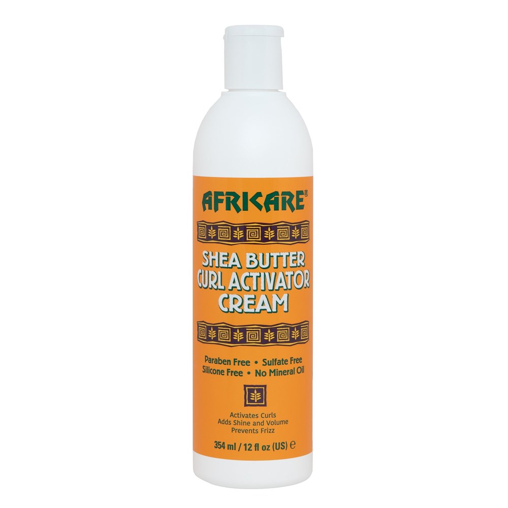 Crème activatrice de boucles au beurre de karité AFRICARE (12 oz)