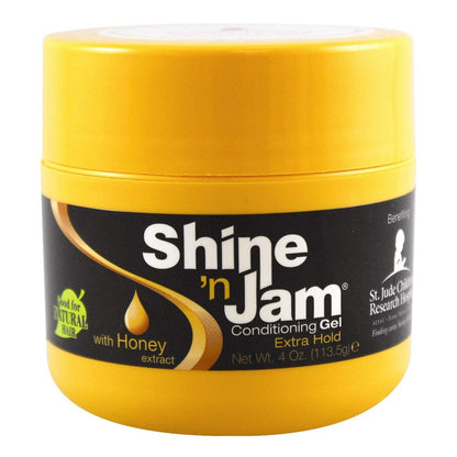 Ampro Shine'n Jam Conditioning Gel Extra Hold 16 Oz Shine N Jam