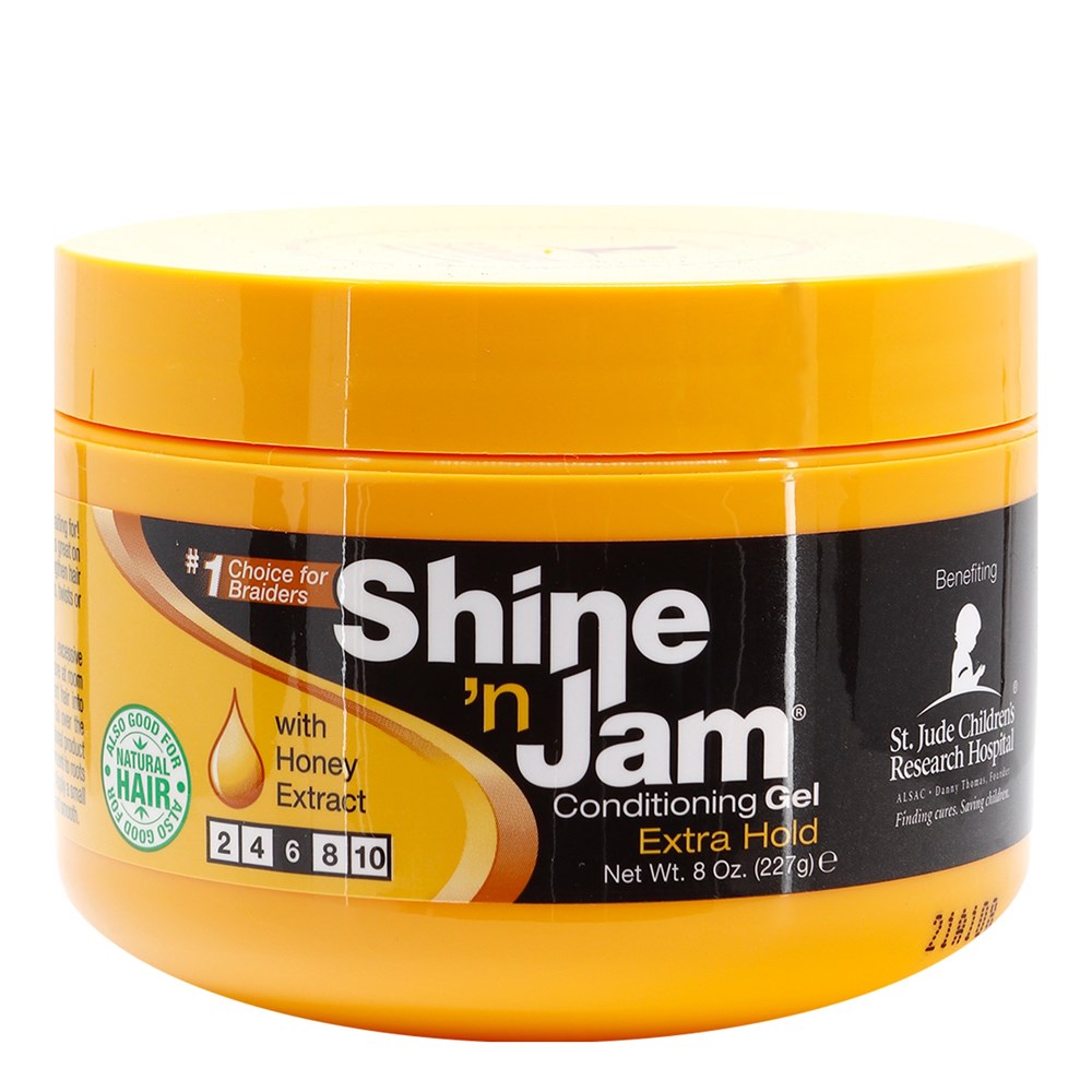 Ampro Shine'n Jam Conditioning Gel Extra Hold 16 Oz Shine N Jam