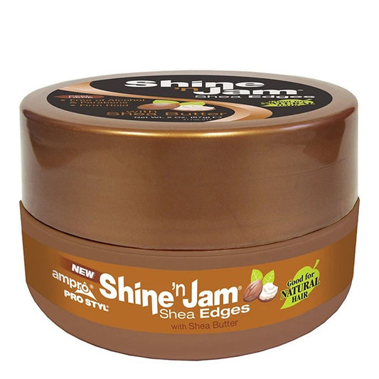 AMPRO Shine 'n Jam Edge Gel [Shea Butter] (2.25oz)