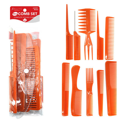 KIM & C 10pcs Comb Set Kim & C