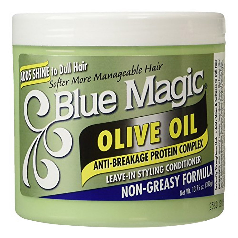 BLUE MAGIC Olive Oil Leave In Styling Conditioner (13.75oz) Blue Magic