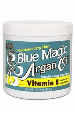 BLUE MAGIC Argan Oil Vitamin E Leave In Conditioner (13.75oz) Blue Magic