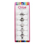 CHLOE 6pcs Twin Beads Ponytailers 30mm
