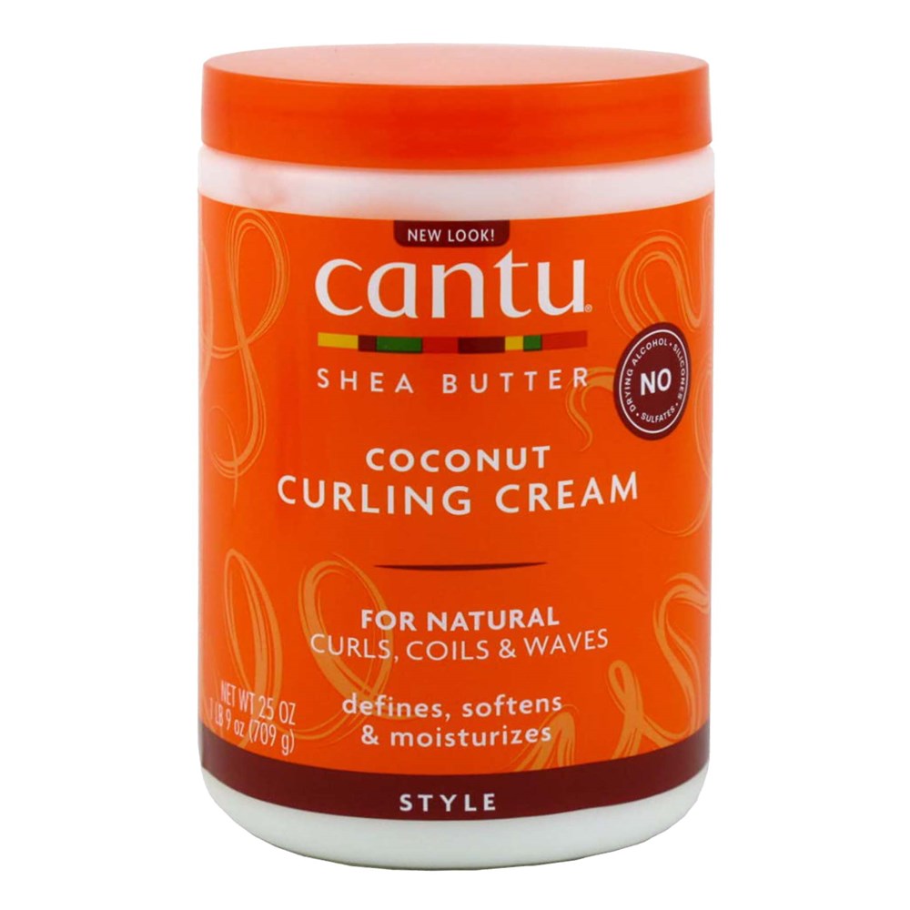 Cantu Shea Butter For Natural Hair Coconut Curling Cream 25Oz Cantu