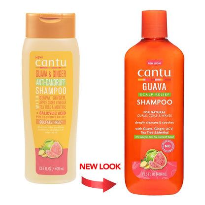 CANTU Guava & Ginger Anti-Dandruff Shampoo 13.5oz Cantu