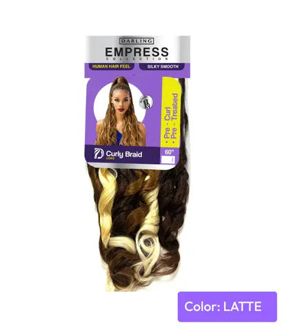 Darling Empress French Loose Pre stretch Curly Braids Extension DARLING