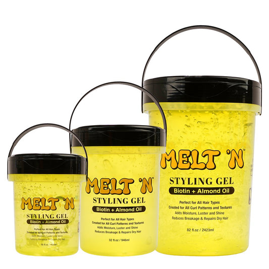 EBIN MELT'N Styling Gel Yellow [Biotin + Almond Oil] EBIN