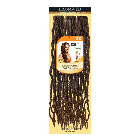 EZBRAID Ezcrochet 3X Soft Faux Locs Braid (26inch)