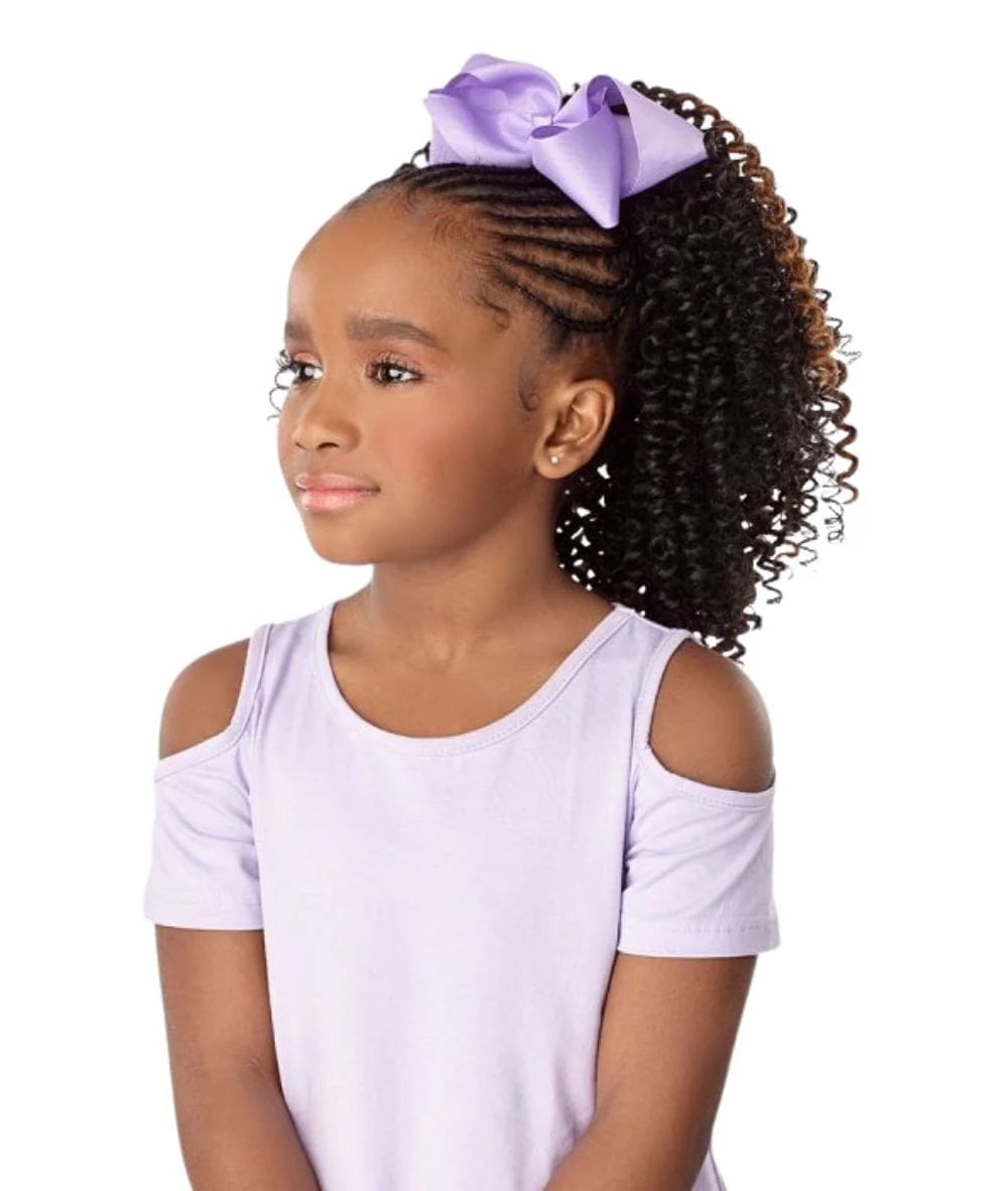 Sensationnel Lulu Mini Kids Braids - 2X Bubble Curl 10 Inch