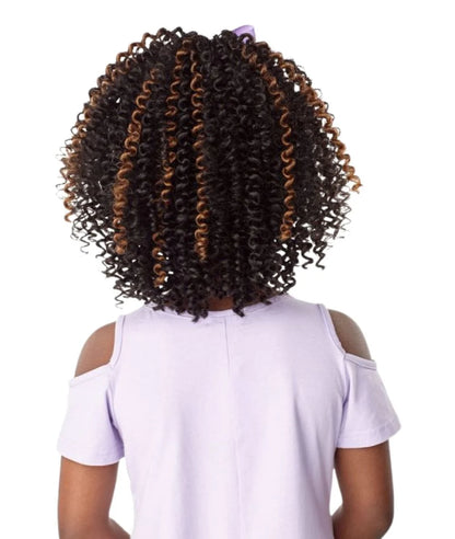 Sensationnel Lulu Mini Kids Braids - 2X Bubble Curl 10 Inch