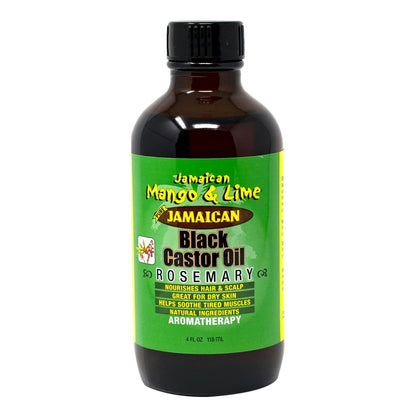 JAMAICAN MANGO & LIME Black Castor Oil [Rosemary] (4oz) Jamaican Mango & Lime