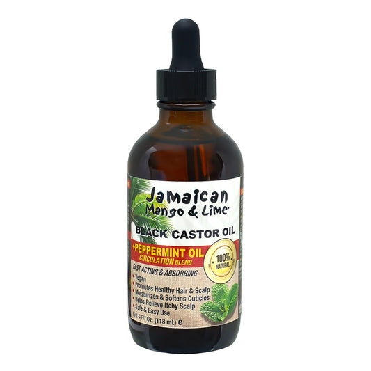 JAMAICAN MANGO & LIME Black Castor Oil [Peppermint] (4oz)