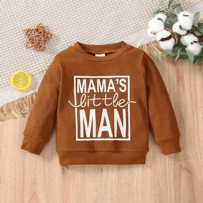 Mama's Little Man Sweatshirt (Baby) MK Smith's Shop