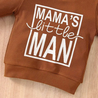 Mama's Little Man Sweatshirt (Baby) MK Smith's Shop