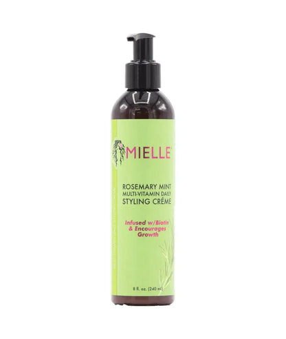Mielle Rosemary Mint Multi-Vitamin Daily Styling Creme 8Oz MIELLE