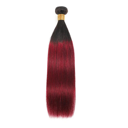 1B/99J Straight Bundles Human Hair