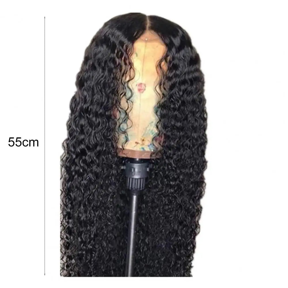 MKS Black Curly Wig 75CM